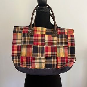 LL Bean Madras Tote
